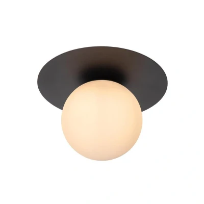 Afbeelding van Lucide TRICIA Plafonnière Ø 25 cm 1xE27 Zwart