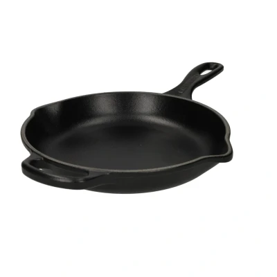Afbeelding van Grillpan Le Creuset Skillet Rond Mat Zwart 23 cm