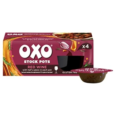 Afbeelding van Oxo, 4 Rode Wijn Stock Potten, 80g