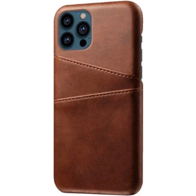 Afbeelding van Casecentive Leren Wallet Back case iPhone 14 Pro Max bruin