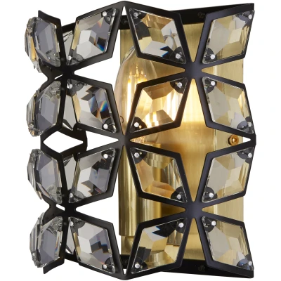 Afbeelding van Searchlight Wandlamp Iris goud 59811 1BSB