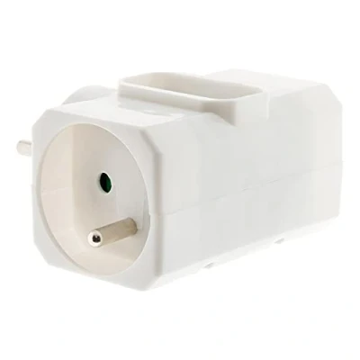 Afbeelding van Triplite 2x16A + 1x6A latérale blanc