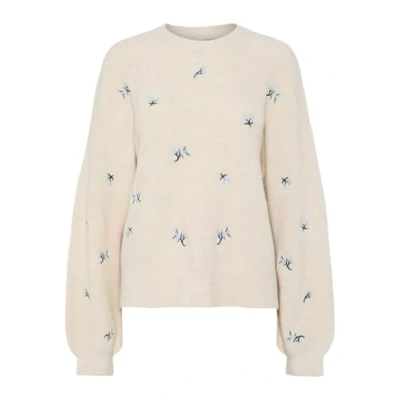 Afbeelding van YAS Trui, Dames, Maat: Small, Birch/clear sky