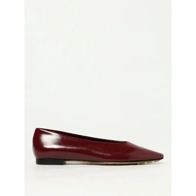 Afbeelding van Elegant Pointed Toe Ballet Flats Wo Burgundy