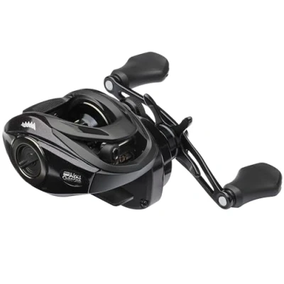 Afbeelding van Abu Garcia SPIKE® Casting Reel, vismolen, laag profiel, Baitcast rollen, roofdiervissen, baars, snoekbaars, uniseks, groen/paars/zwart, LP, linkerhand 7.1:1