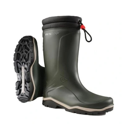 Afbeelding van Dunlop Blizzard gevoerde rubberlaarzen voor heren, 37 EU, groen