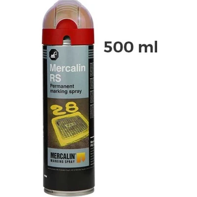 Afbeelding van Mercalin Spuitbus Marker RS kleur Rood 500ml