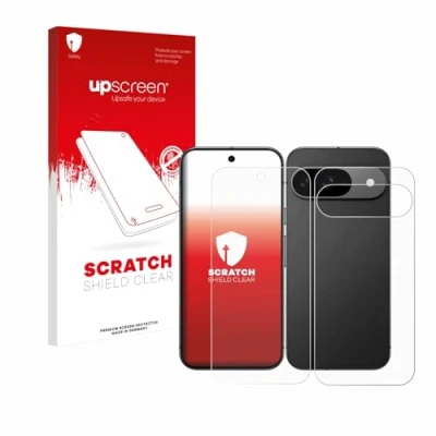 Afbeelding van upscreen Screenprotector voor Google Pixel 9 (Voor+Achter) Folie Beschermfolie transparant
