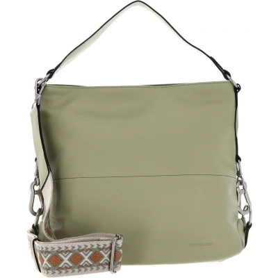 Afbeelding van FREDsBRUDER Leren Schoudertas Sha Na Hobo Bag II Pistachio Lichtgroen