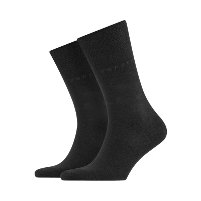 Afbeelding van Esprit Basic EASY 2PACK UNI Sokken, Heren, Maat: 47 50, Black (3000)