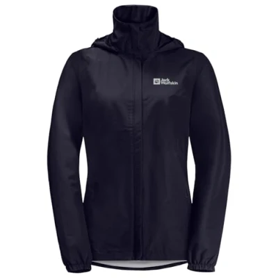 Afbeelding van Jack Wolfskin Stormy Point 2L Outdoorjas, Dames, Maat: Medium, Graphite