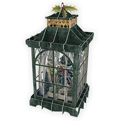Afbeelding van Paper D&#039;Art 3D Pop up Christmas Lantern Card