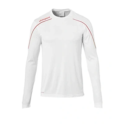 Afbeelding van Uhlsport Stream 22 Voetbalshirt Lange Mouw Heren Wit / Rood Maat: 3XL