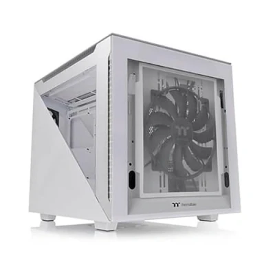 Afbeelding van Thermaltake Divider 200 TG Snow Micro ATX PC behuizing, 3 x gehard mm glazen zijpaneel, wit