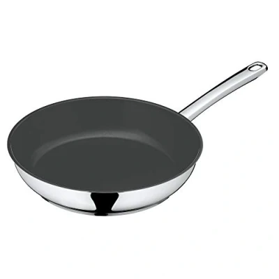 Afbeelding van WMF Devil koekenpan, 24 cm, Cromargan roestvrij staal gecoat, keramische coating, roestvrijstalen handgreep, ovenvast