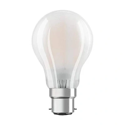 Afbeelding van OSRAM LED lamp, Base: B22d, Warm Wit, 2700 K, 9 W, vervanging voor 75 W gloeilamp, frosted, Retrofit CLASSIC A DIM 1 Pack