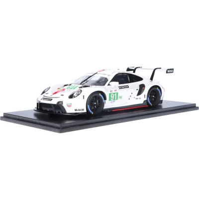 Afbeelding van Porsche 911 RSR 19 Spark Modelauto 1:18 2022 Richard Lietz / Frédéric Makowiecki Gianmaria Bruni