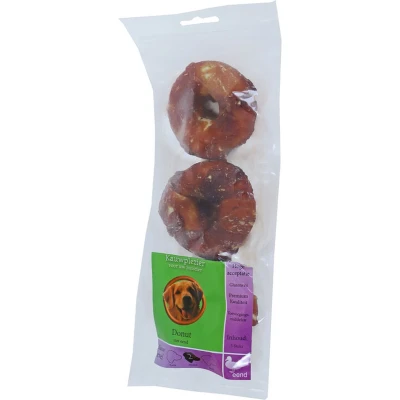 Afbeelding van Natuurlijke Snack donut met eend 7 cm zak a 3 stuks Gebr de boon
