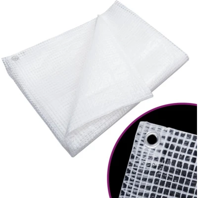 Afbeelding van vidaXL Dekzeil leno 140 g/m² 6x10 m wit