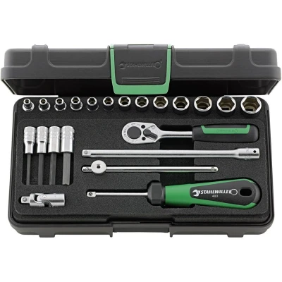 Afbeelding van Stahlwille 40/44/17/5 KN 96011113 Dopsleutelset 1/4 (6.3 mm) 22 delig