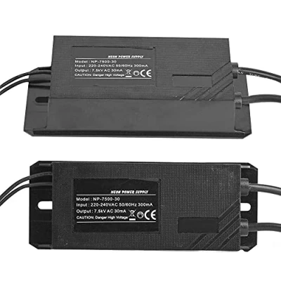Afbeelding van NP 7500 30 Neonlicht elektronische transformator, neonbordvoeding 7.5KV 30mA, geen kwikmigratie fenomeen