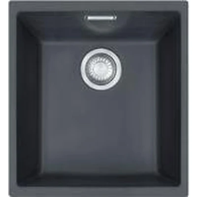 Afbeelding van Franke Sirius 2 S2D 110.34 kunststof zwarte spoelbak 34x41cm onderbouw 125.0252.227