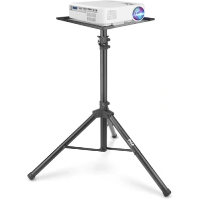 Afbeelding van Pyle Laptop Projector Stand, Heavy Duty Statief Hoogte Verstelbaar Voor DJ Presentaties Notebook Computer 30&quot; to 55&quot; PLPTS7