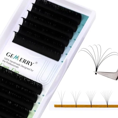 Afbeelding van Wimperverlenging Easy Fan Volume 0.07 D krul 13mm Lengte Natuurlijke Auto wimpers Extensions Self Fanning Nerts Russisch Volume(0.07 curl 13mm)