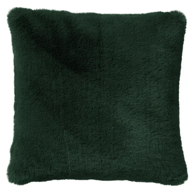 Afbeelding van Dutch Decor ZAYA Kussenhoes 60x60 cm bontlook effen kleur Mountain View donkergroen