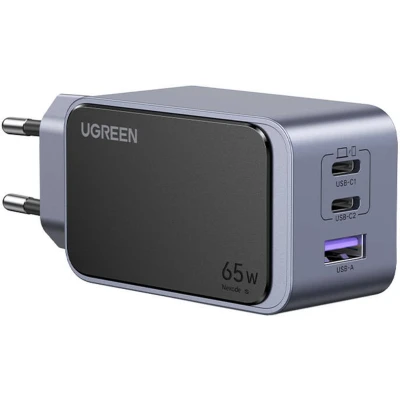 Afbeelding van UGREEN Snellader Nexode S USB A+2*USB C 65W GaN Fast Charger