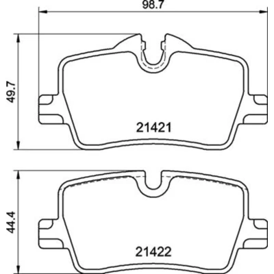 Afbeelding van Brembo Remblokset P 06 113
