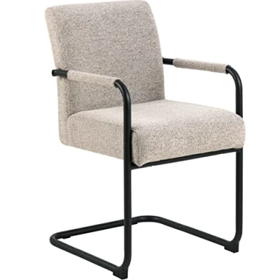 Afbeelding van Buisframe stoel Heden in beige stof