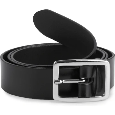 Afbeelding van Ladeheid Dames Kledingriem Riem Broekriem Verstelbaar Leer MS EL D41 Zwart 2 95 cm