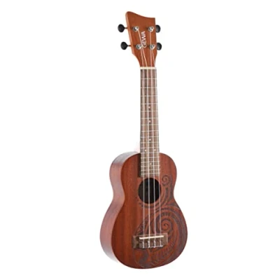 Afbeelding van GEWA Sopraan Ukulele Manoa KT SO Maori Sapelli mat, met Gig Bag