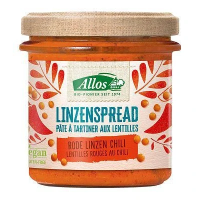 Afbeelding van Allos Linzenspread Rode Linzen Chili