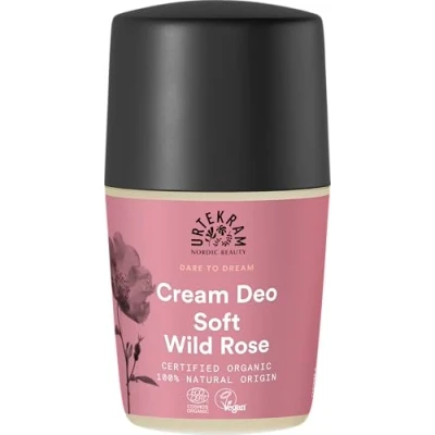 Afbeelding van Urtekram Cream Deo Soft Wild Rose, Dare to Dream, 50 ml, vegan, organic