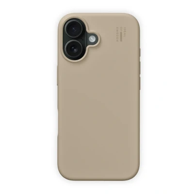 Afbeelding van Apple iPhone 16 Hoesje Kunststof iDeal of Sweden Hardcase/Backcover Beige Telefoonhoesje Shockproof/Valbescherming