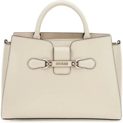 Afbeelding van GUESS Handtas Schoudertas Nolana Girlfriend Satchel Taupe