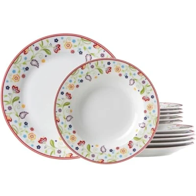 Afbeelding van Ritzenhoff &amp; Breker Eetservies Bordenset, Serviesset 12 delen, voor 6 personen (set, delig)