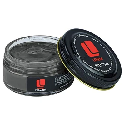 Afbeelding van Lenzen Schoenpoets voor glad en generfd leer, donkergrijs, 50.00 ml (1er Pack)