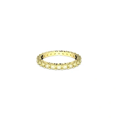 Afbeelding van Swarovski 5658663 Matrix Goudkleurig Ring 55