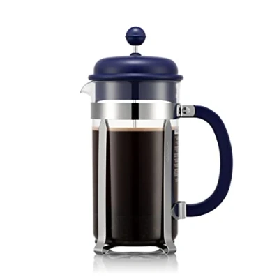Afbeelding van Bodum Tritan French Press Cafetière Kunststof 8 kops Midnight blauw 1L
