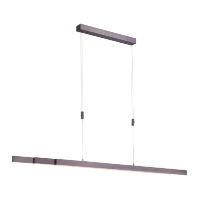 Afbeelding van Paul Neuhaus Hanglamp Adriana verstelbaar L 120 180 cm bruin