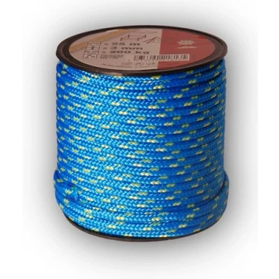 Afbeelding van Chapuis MO325B polyester vlaglijn 200 kg diameter 3 mm lengte 25 m blauw/geel