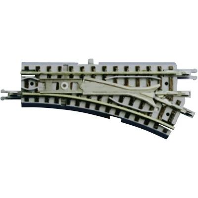 Afbeelding van Z Rokuhan rails (met ballastbed) 7297023 Wissel, Elektrisch, Rechts 55 mm 26 127 1 stuk(s)
