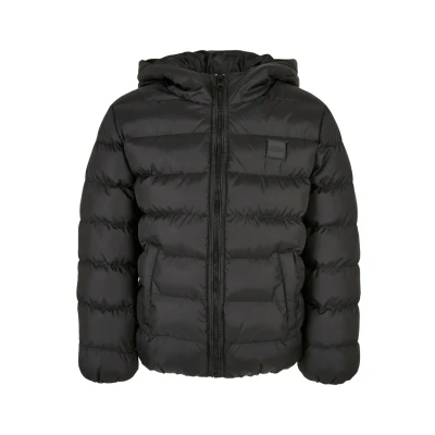 Afbeelding van Urban Classics Basic Bubble Winterjas voor kinderen, Maat: 158/164, black