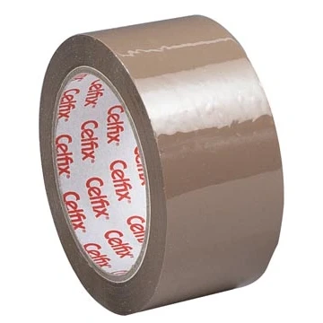 Afbeelding van Celfix verpakkingsplakband ft 50 mm x 66 m, PP, bruin