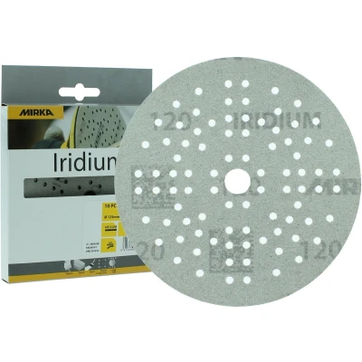 Afbeelding van MIRKA Iridium 125mm P180 10 stuks Blister Voor Stofvrij Schuren