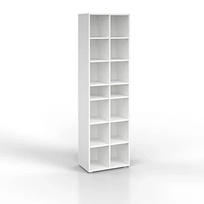 Afbeelding van Vicco Schoenenkast &quot;Paris&quot;, Wit, 52.4 x 183 cm 22 vakken