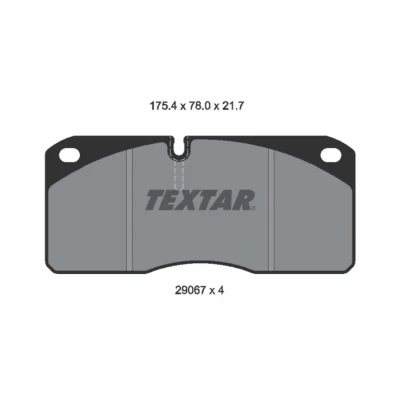 Afbeelding van Textar Remblokset 2906705